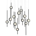 Eurofase Lighting Barletta 12 Light 38" Wide LED Abstract Linear Pendant
