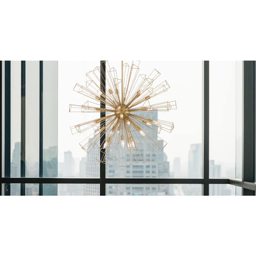 Eurofase Lighting Dendelio 29 Light 41" Wide Sputnik Chandelier