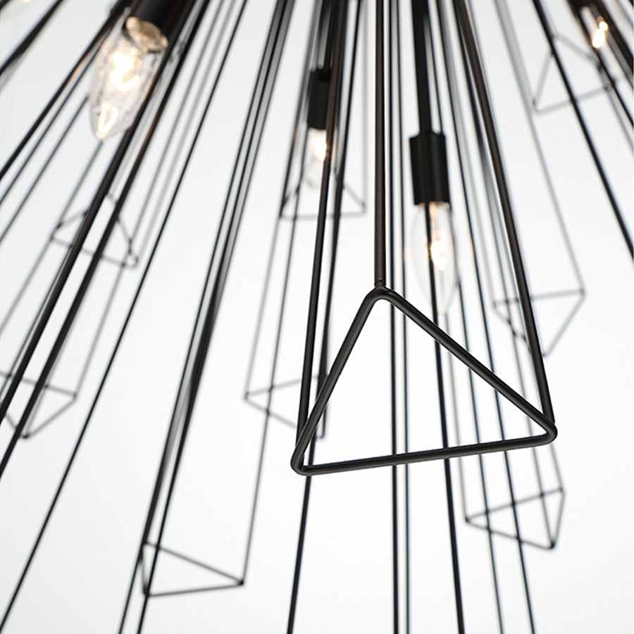 Eurofase Lighting Dendelio 35 Light 54" Wide Sputnik Chandelier