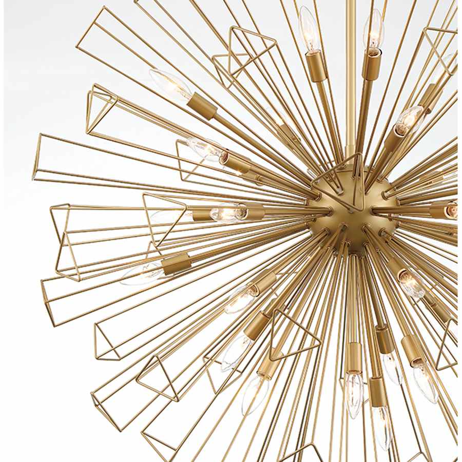 Eurofase Lighting Dendelio 35 Light 54" Wide Sputnik Chandelier