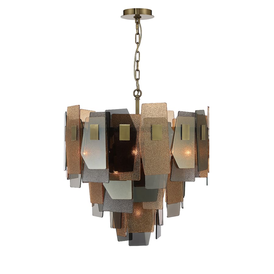 Eurofase Lighting Cocolina 10 Light 24" Wide Abstract Chandelier