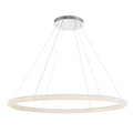 Eurofase Lighting Sassi 60" Wide LED Crystal Ring Chandelier