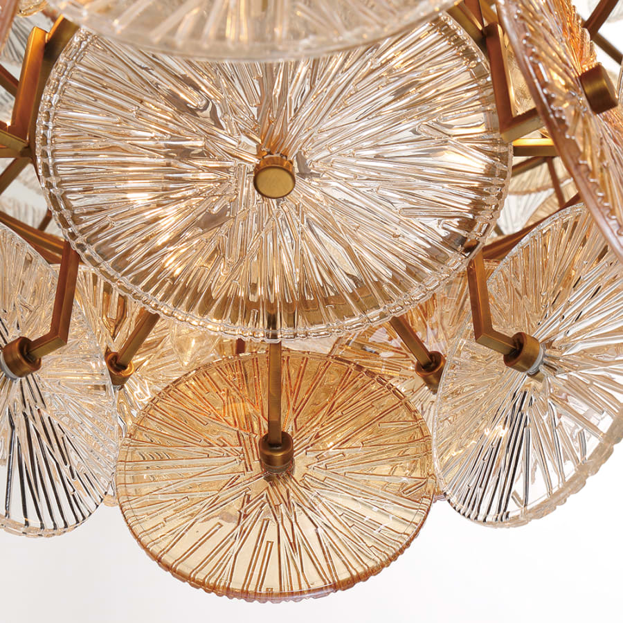 Eurofase Lighting Sue-Anne 27 Light 40" Wide Abstract Chandelier