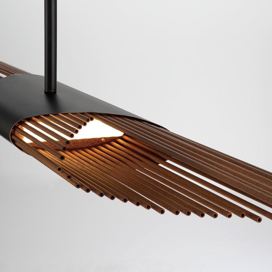 Eurofase Lighting Umura 3 Light 52" Wide LED Abstract Multi Light Pendant