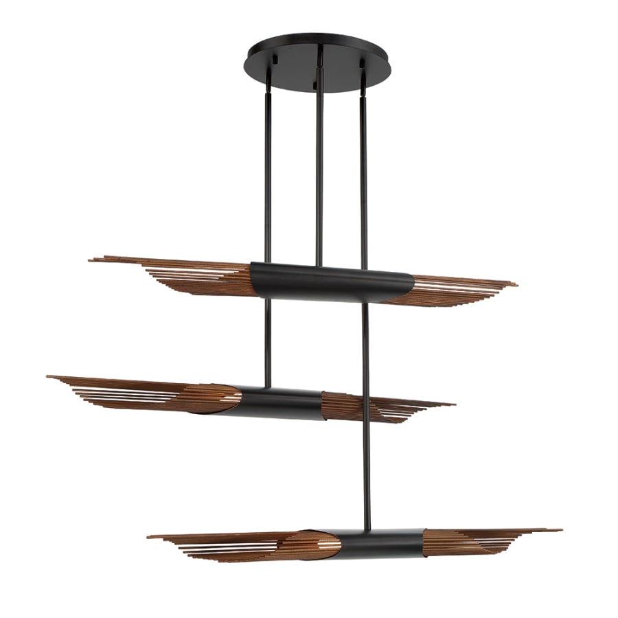 Eurofase Lighting Umura 3 Light 52" Wide LED Abstract Multi Light Pendant