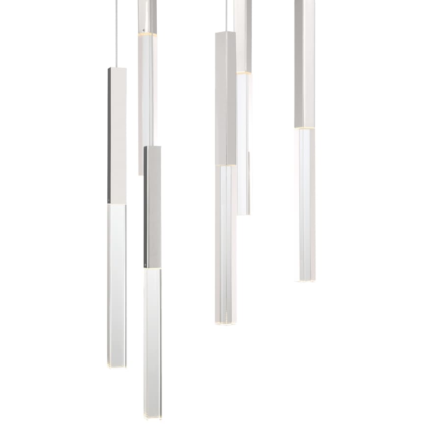 Eurofase Lighting Benicio 22" Wide 3000K LED Crystal Multi-Pendant Light