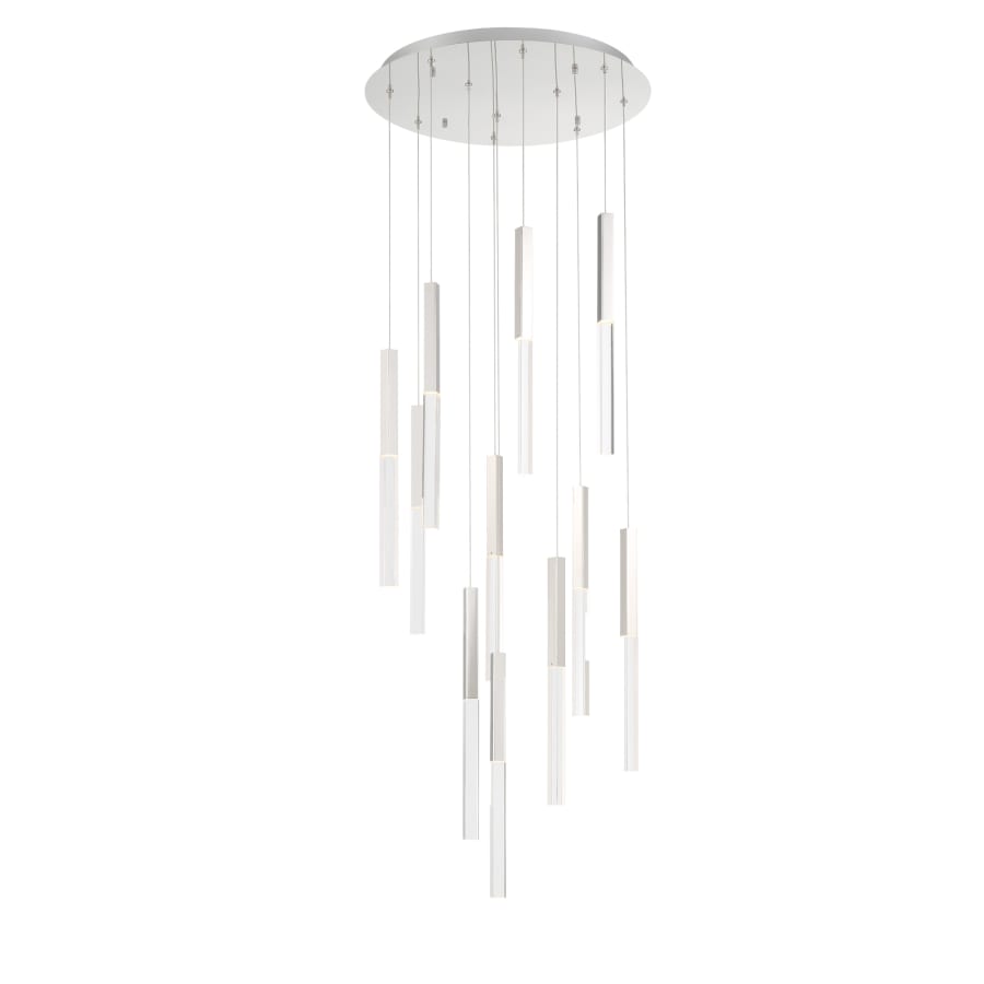 Eurofase Lighting Benicio 22" Wide 3000K LED Crystal Multi-Pendant Light