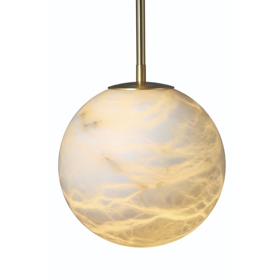 Eurofase Lighting Kepler 12" Wide 3000K LED Pendant with Alabaster Shade