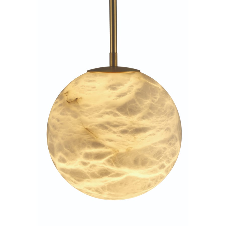 Eurofase Lighting Kepler 12" Wide 3000K LED Pendant with Alabaster Shade
