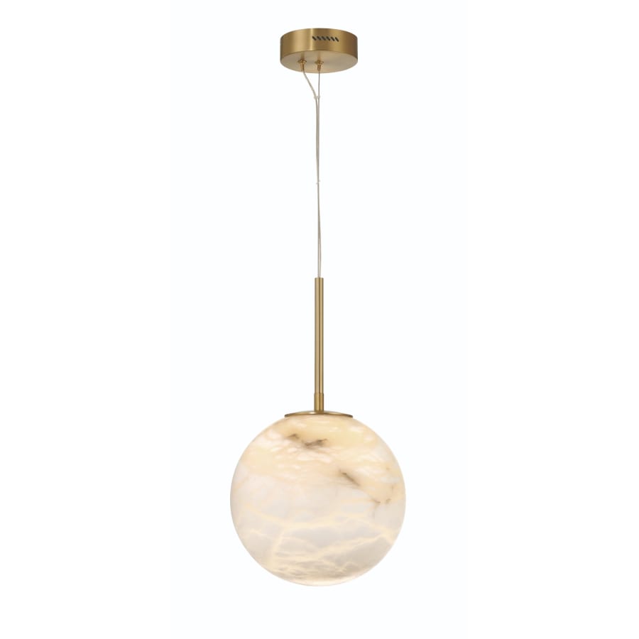 Eurofase Lighting Kepler 12" Wide 3000K LED Pendant with Alabaster Shade