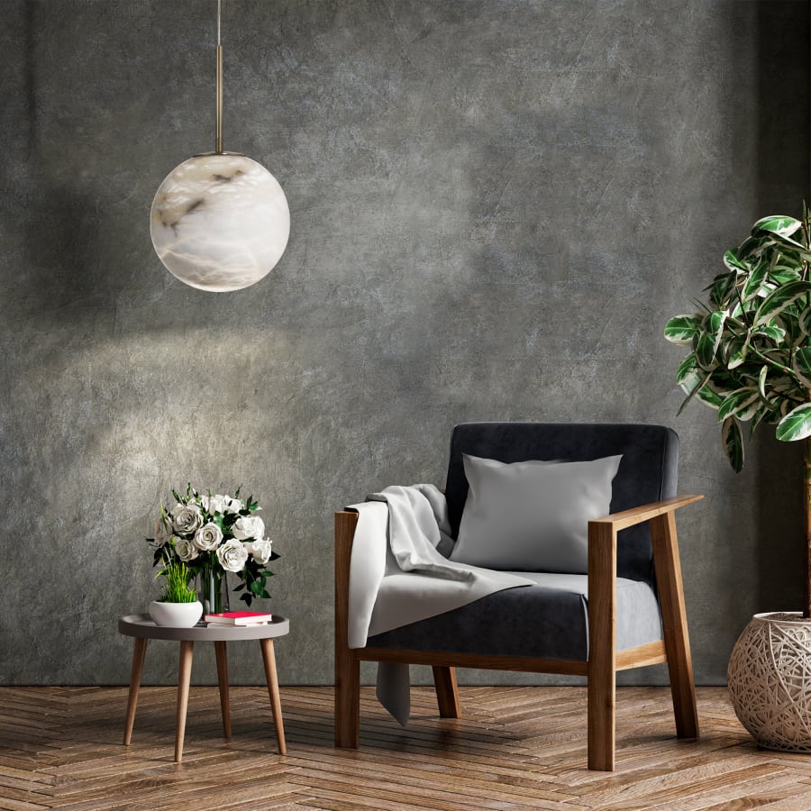 Eurofase Lighting Kepler 12" Wide 3000K LED Pendant with Alabaster Shade