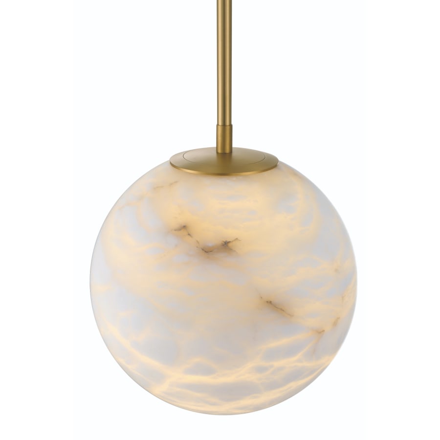 Eurofase Lighting Kepler 12" Wide 3000K LED Pendant with Alabaster Shade