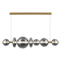 Eurofase Lighting Atomo 56" Wide 3000K LED Abstract Linear Chandelier