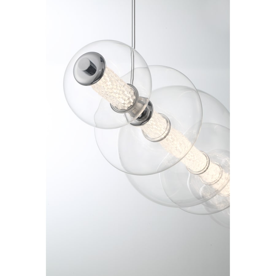 Eurofase Lighting Atomo 56" Wide 3000K LED Abstract Linear Chandelier