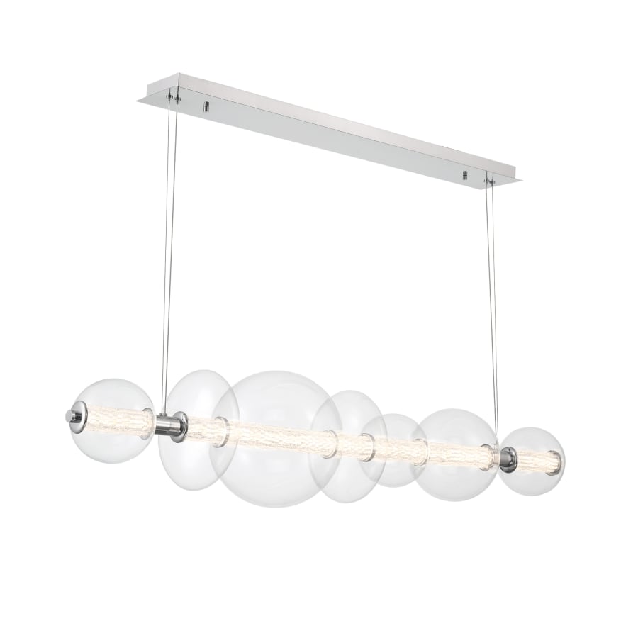Eurofase Lighting Atomo 56" Wide 3000K LED Abstract Linear Chandelier