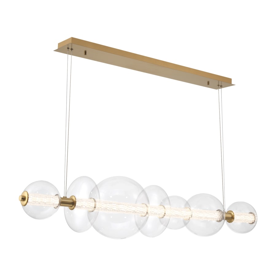 Eurofase Lighting Atomo 56" Wide 3000K LED Abstract Linear Chandelier