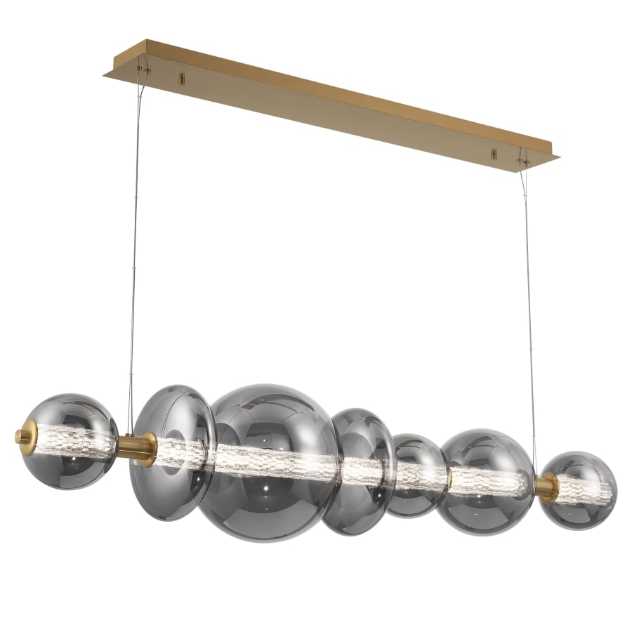 Eurofase Lighting Atomo 56" Wide 3000K LED Abstract Linear Chandelier