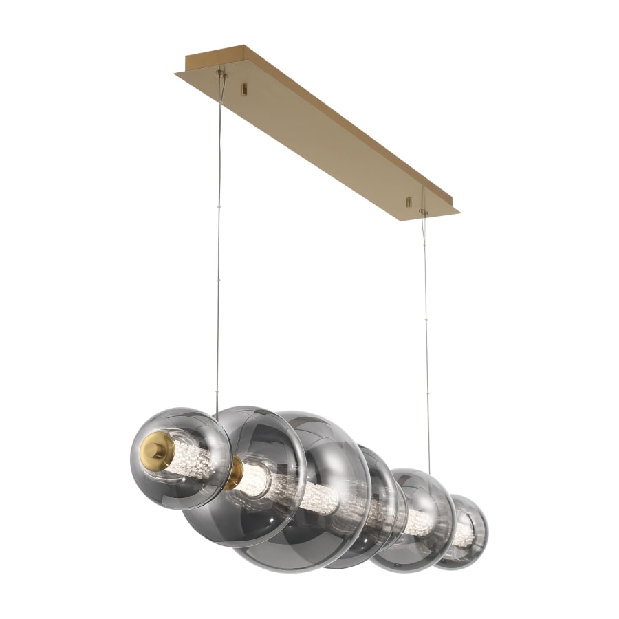 Eurofase Lighting Atomo 56" Wide 3000K LED Abstract Linear Chandelier