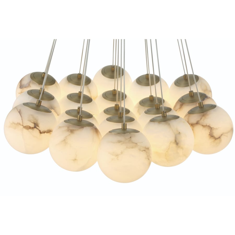 Eurofase Lighting Kepler 29" Wide LED Multi Light Pendant with Alabaster Shades