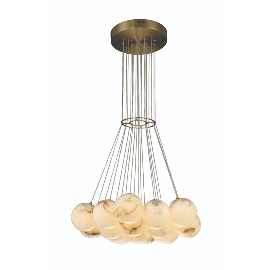 Eurofase Lighting Kepler 29" Wide LED Multi Light Pendant with Alabaster Shades