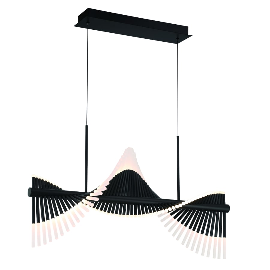 Eurofase Lighting Voltik 40" Wide LED Abstract Linear Chandelier