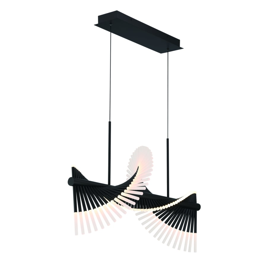 Eurofase Lighting Voltik 40" Wide LED Abstract Linear Chandelier