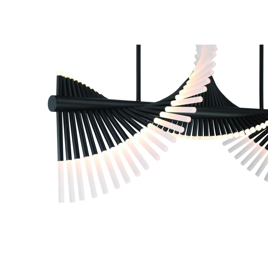 Eurofase Lighting Voltik 40" Wide LED Abstract Linear Chandelier