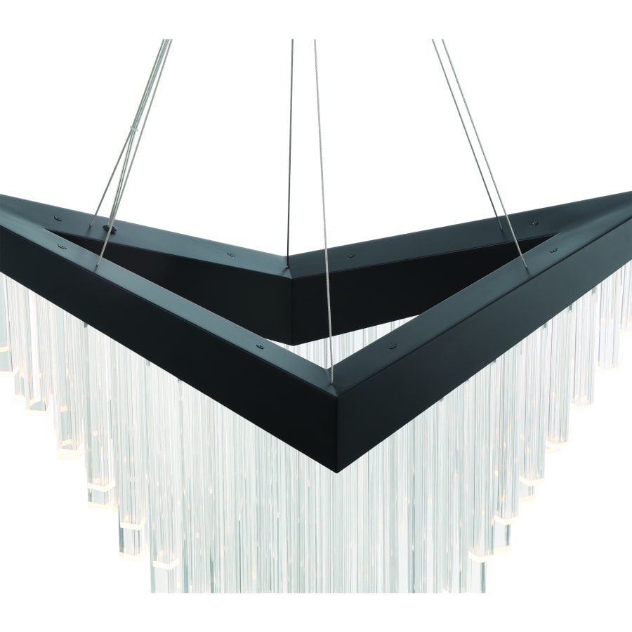 Eurofase Lighting Vivien 32" Wide LED Abstract Linear Chandelier