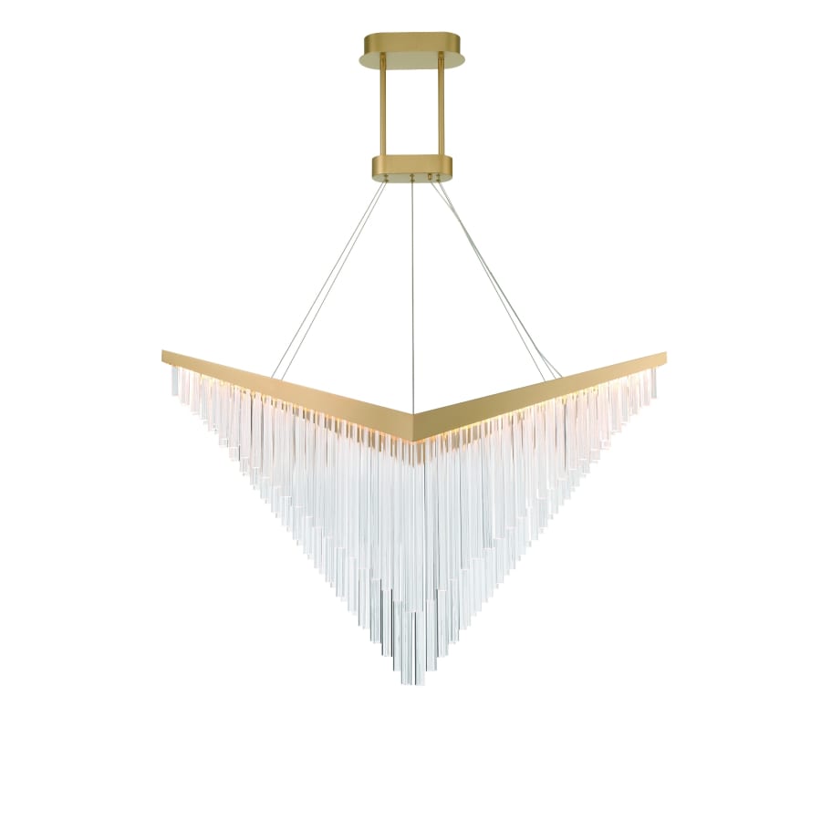 Eurofase Lighting Vivien 60" Wide LED Abstract Linear Chandelier