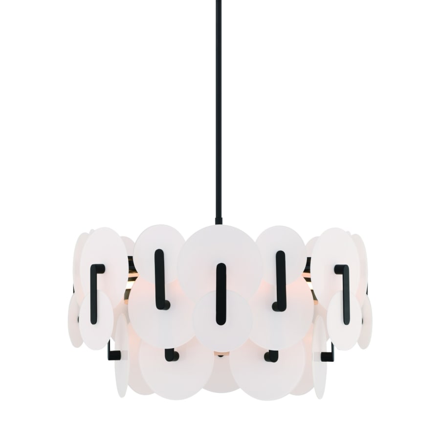 Eurofase Lighting Nuvola 24" Wide LED Abstract Drum Chandelier