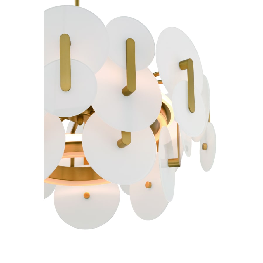 Eurofase Lighting Nuvola 24" Wide LED Abstract Drum Chandelier