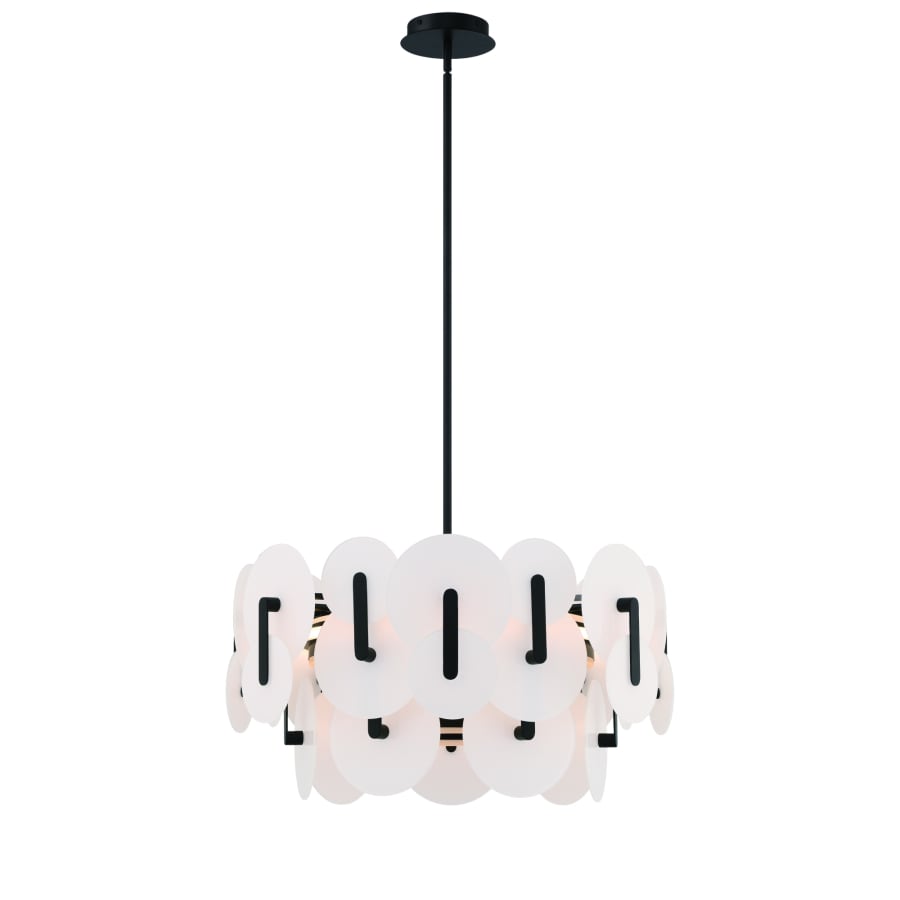 Eurofase Lighting Nuvola 24" Wide LED Abstract Drum Chandelier