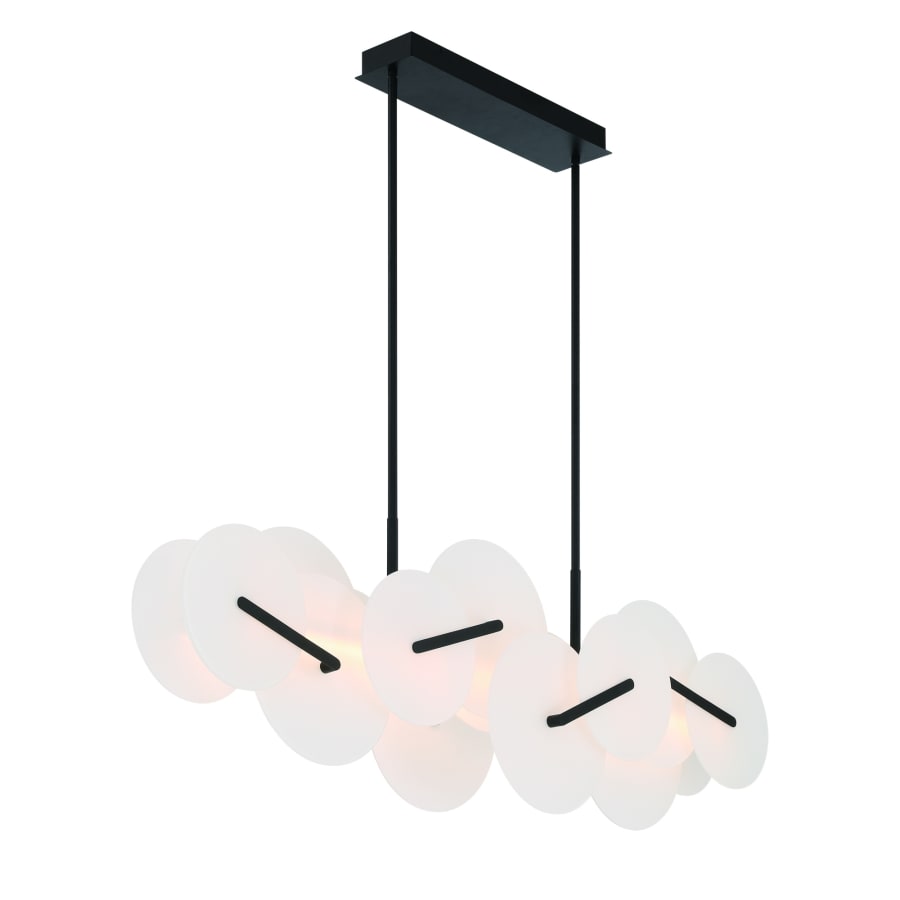 Eurofase Lighting Nuvola 56" Wide LED Abstract Linear Chandelier