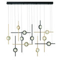 Eurofase Lighting Barletta 55" Wide LED Abstract Chandelier