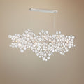 Eurofase Trento 55 3/4" Wide Champagne Silver 15-Light Oval Chandelier