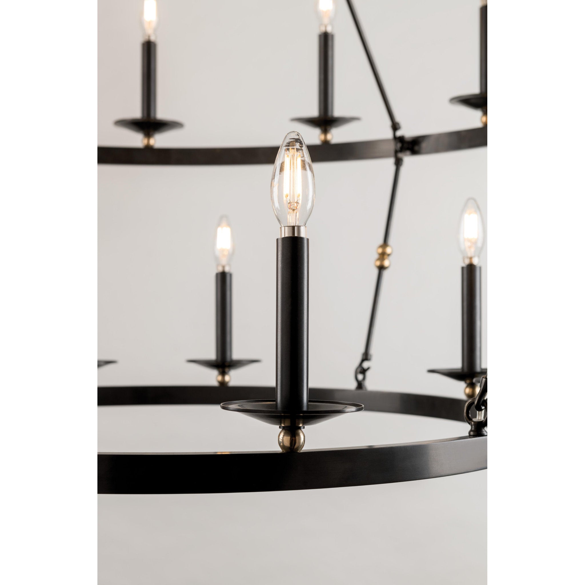 Allendale 20-Light Chandelier in Aged Old Bronze 46.75L x 46.75W x 38H