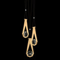 Fine Art Handcrafted Lighting ARIA 6 Light 16" Wide Integrated LED Crystal Multi Light Pendant