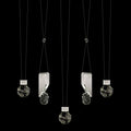 Fine Art Handcrafted Lighting ARIA 10 Light 43" Wide Integrated LED Crystal Linear Pendant