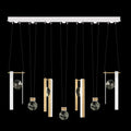 Fine Art Handcrafted Lighting ARIA 14 Light 60" Wide LED Linear Pendant with Shades