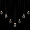 Fine Art Handcrafted Lighting ARIA 14 Light 60" Wide LED Crystal Linear Pendant