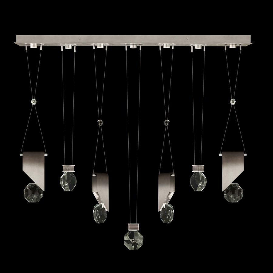 Fine Art Handcrafted Lighting ARIA 14 Light 60" Wide Integrated LED Linear Pendant