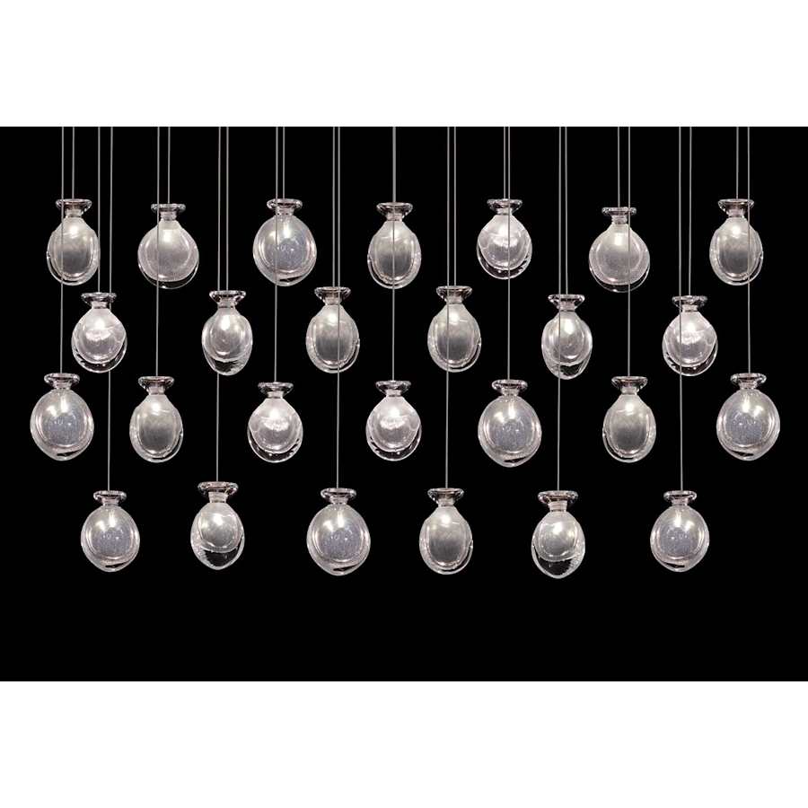 Fine Art Handcrafted Lighting Essence 26 Light 54" Wide LED Linear Pendant