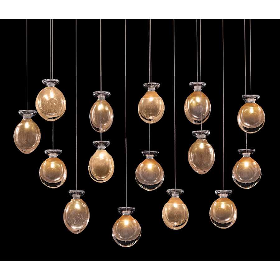 Fine Art Handcrafted Lighting Essence 15 Light 49" Wide LED Linear Pendant