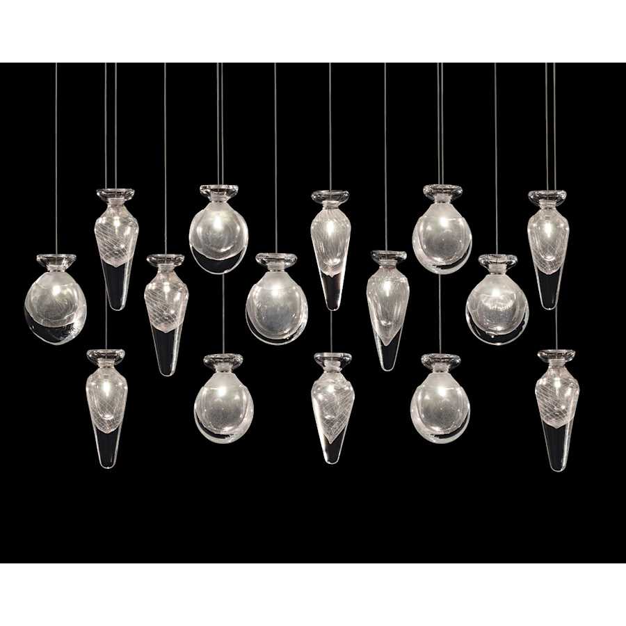 Fine Art Handcrafted Lighting Essence 15 Light 49" Wide LED Linear Pendant