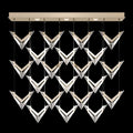 Fine Art Handcrafted Lighting Blade 3 Light 62" Wide Linear Pendant