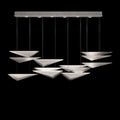 Fine Art Handcrafted Lighting Volo 6 Light 58" Wide LED Abstract Linear Pendant