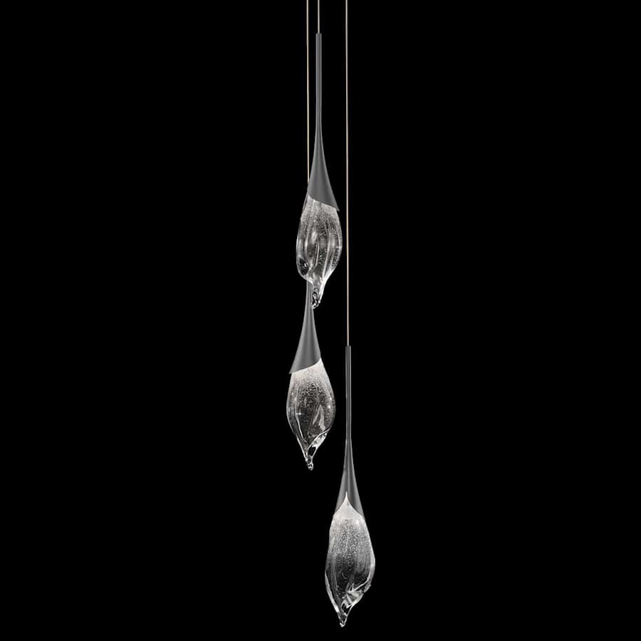 Fine Art Handcrafted Lighting Mayu 10" Wide LED Multi Light Pendant