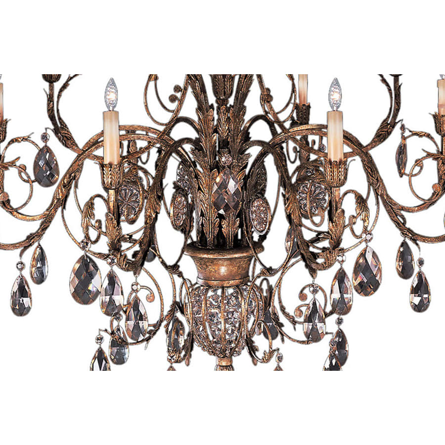 Fine Art Handcrafted Lighting A Midsummer Night's Dream Sixteen-Light Three-Tier Chandelier with Delicate Lines and Crystal Accents