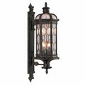 Fine Art Handcrafted Lighting Devonshire 4 Light 39" High Outdoor Wall Sconce with Seedy Glass Shade