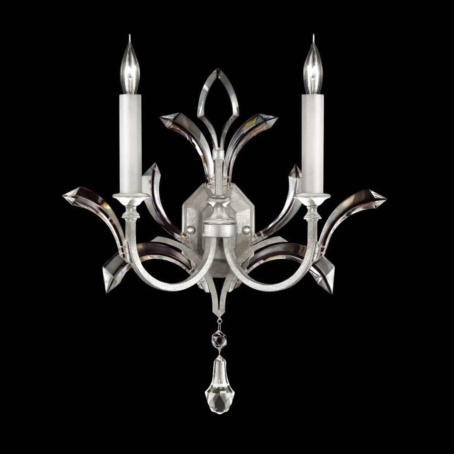 Fine Art Handcrafted Lighting Beveled Arcs 2 Light 22" Tall Wall Sconce